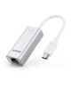 Anker USB-C auf Ethernet Adapter Silber Aluminium fr MacBooks ChromeBook Pixel