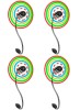 4x Mini USB-Ventilator LED Abkhlung Lfter Tisch-Ventilator Bro PC Notebook