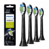 Philips Sonicare W HX6064/95 Ersatzb�rsten 4er Pack Schwarz Original Neu OVP