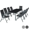 8+1 Sitzgruppe Aluminium Garten Mbel Tisch Stuhl Essgruppe Gartenset Klappbar