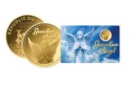 Goldm�nze Motiv "Schutzengel" Coincard Feinheit 999/1000 Gold Geschenk