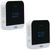 Abus CO2 Warnmelder Kohlendioxid Messgert Warner f.Innenrume AirSecure 2er Set