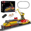 Mould King 12027 Zug SD40-2 Diesel Lokomotivzug EMD Klemmbausteine Spielzeug