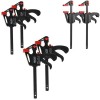 WALTER Schnellspannzwingen Set 6tlg. Spannweite 100, 150, 300mm Druckzwingen