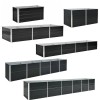 Metall Hochbeet Pflanzbeet Gem�sebeet Pflanzkasten Stahl Beet Blumenbeet Garten