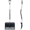Schneeschieber ALUTUBE ERGO ECO schwarz Schneeschaufel mit Alukante