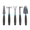 Gardena Garten Set, Blumengabel Fugenkratzer Blumenkelle Rechen Unkrautstecher