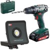 SCANGRIP Akku LED Strahler NOVA 2 & Metabo 18V BS 18 2x,1,5 Ah Akku & Koffer