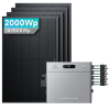 2000w Balkonkraftwerk mit Speicher Zendure SolarFlow 2400PRO 2,4kWh Komplettset