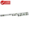WALTER Wasserwaagen Set Aluminium 3-teilig, Wasserwaage 40 60 100 cm, 3 Libellen