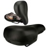 Fischer Fahrrad-Sattel Touren-Sattel mit Ablage-Fach Sitz City-Bike Touren-Rad