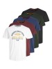 Jack & Jones T-Shirt 5er-Pack Herren