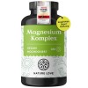 NATURE LOVE� Magnesium Komplex - 180 Kapseln - 400mg elementares Magnesium/Tag