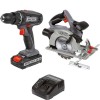 Kraftixx by Einhell 18V Akkuschrauber + Handkreiss�ge Set 2,0Ah Akku Ladeger�t